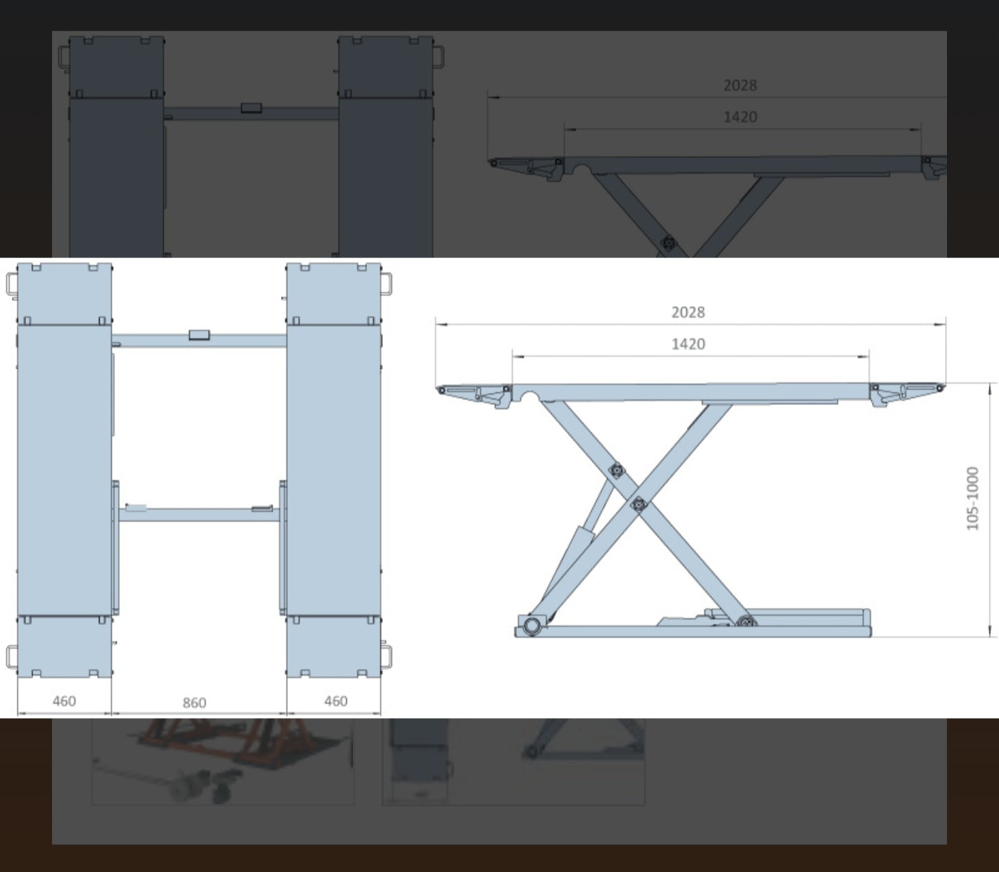 EAE Mid Rise Scissor Lift