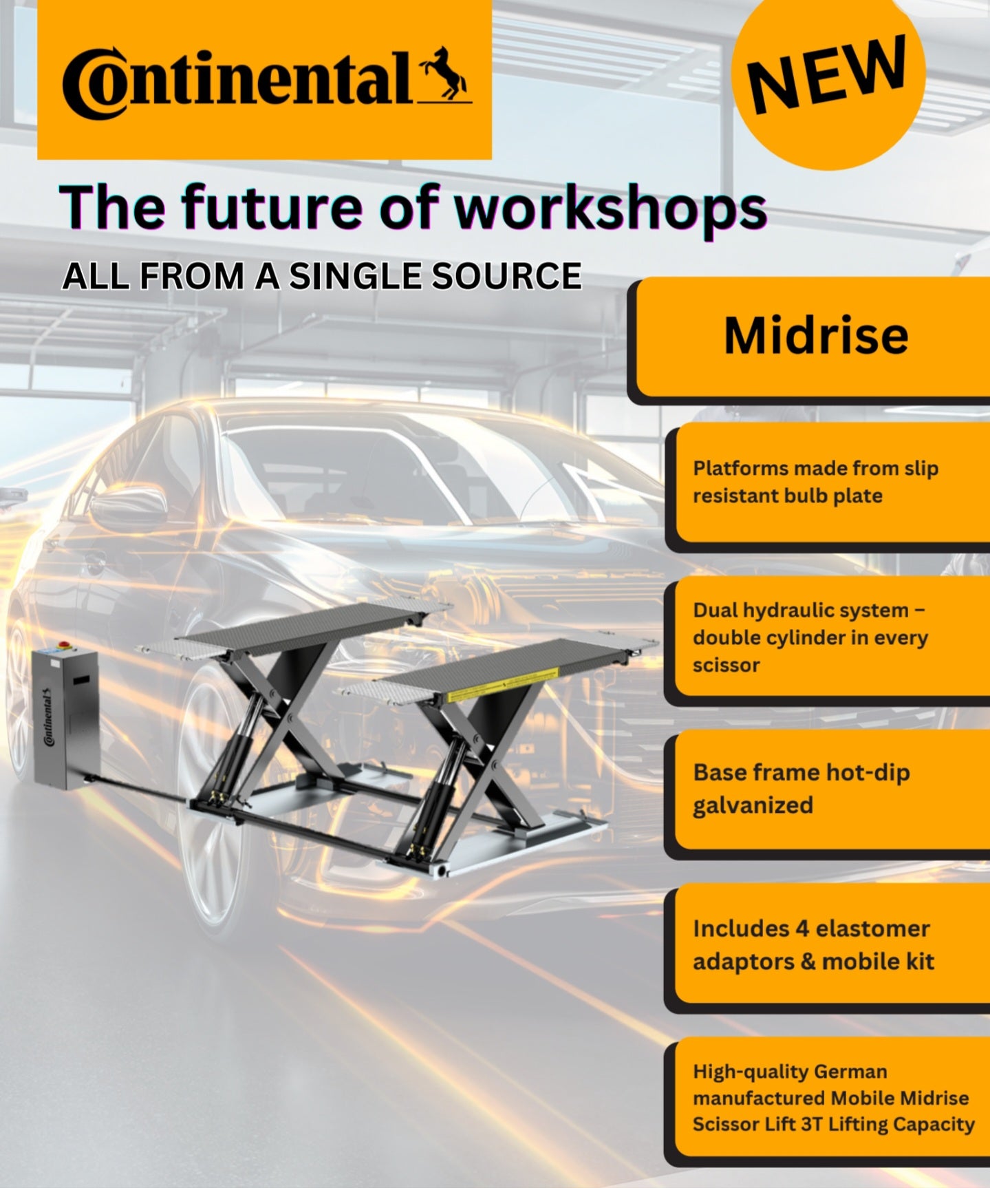 Continental Mid Rise scissor lift